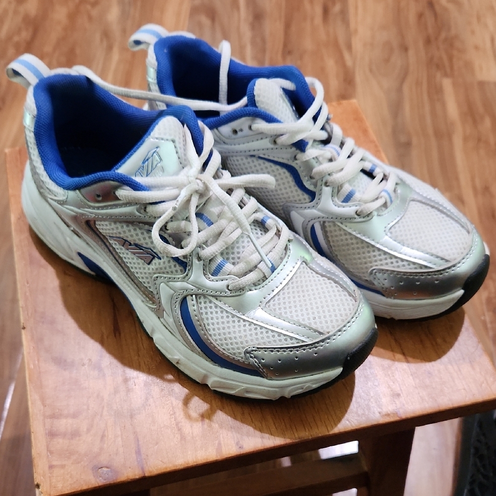 Avia Blue & White Sneakers